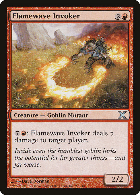 Flamewave Invoker - Tenth Edition Uncommon Card
