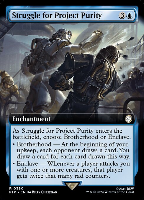 Struggle for Project Purity - Fallout Rare Card