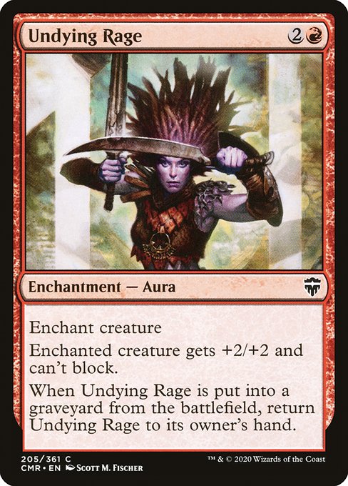 Undying Rage - Commander Legends Common Card