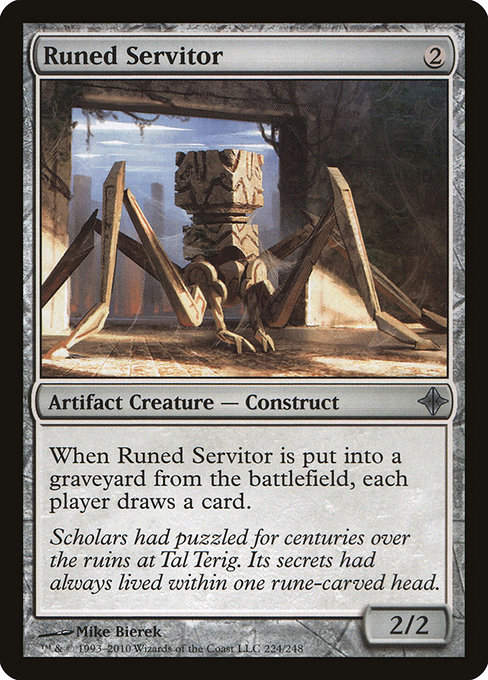 Runed Servitor - Rise of the Eldrazi Uncommon Card
