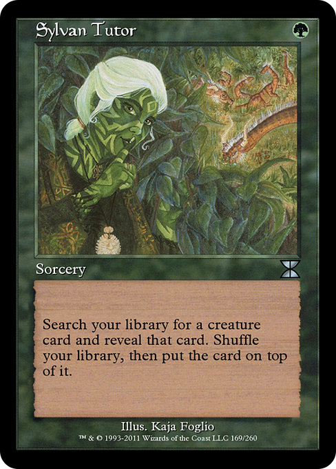Sylvan Tutor - Masters Edition IV Uncommon Card
