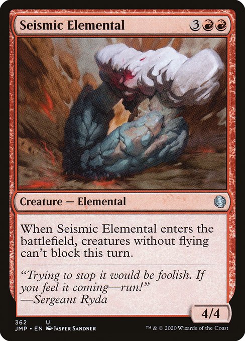Seismic Elemental - Jumpstart Uncommon Card