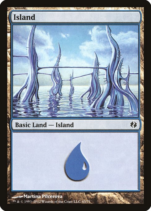 Island - Duel Decks: Venser vs. Koth Common Card