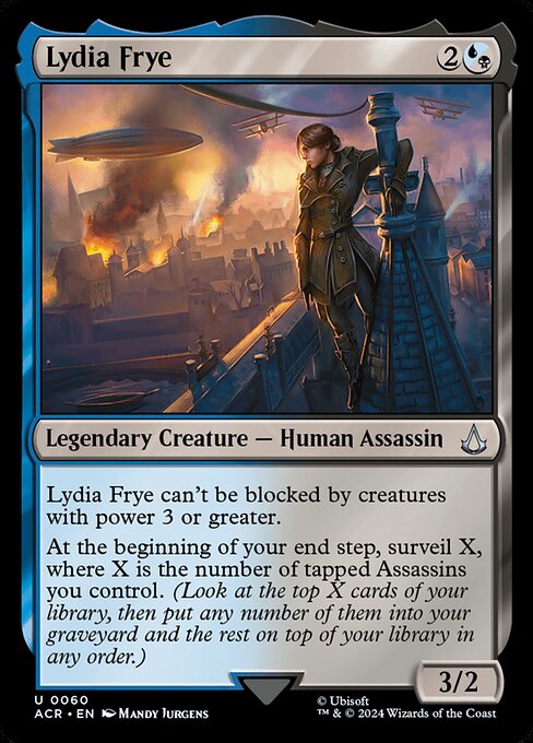 Lydia Frye - Assassin's Creed Uncommon Card