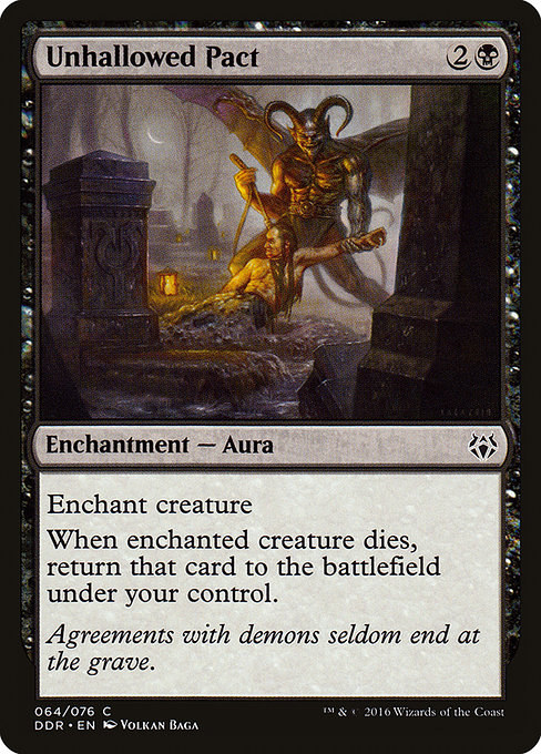 Unhallowed Pact - Duel Decks: Nissa vs. Ob Nixilis Common Card