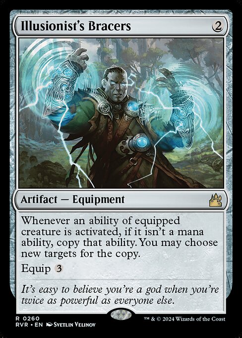 Illusionist's Bracers - Ravnica Remastered Rare Card