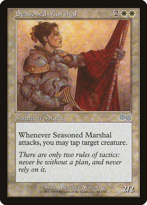 Seasoned Marshal - Urza's Saga Uncommon Card