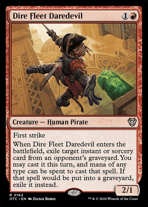 Dire Fleet Daredevil - Outlaws of Thunder Junction Commander Rare Card