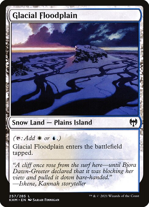 Glacial Floodplain - Kaldheim Common Card