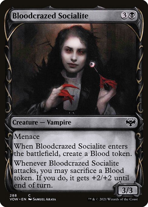 Bloodcrazed Socialite - Innistrad: Crimson Vow Common Card
