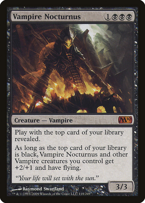 Vampire Nocturnus - Magic 2010 Mythic Card