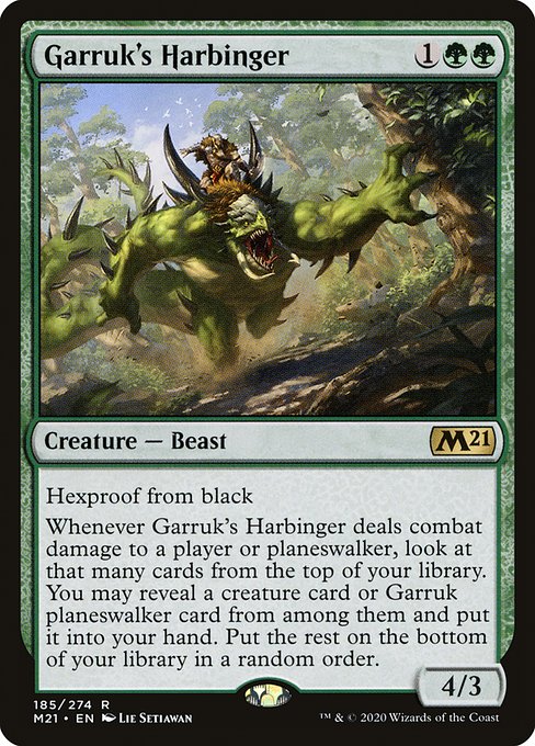 Garruk's Harbinger - Core Set 2021 Rare Card