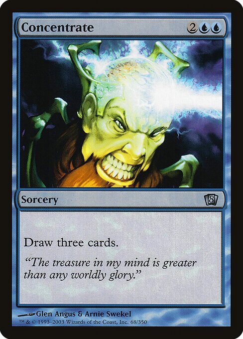 Concentrate - Eighth Edition Uncommon Card