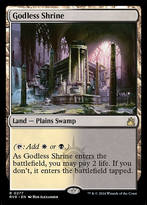 Godless Shrine - Ravnica Remastered Rare Card