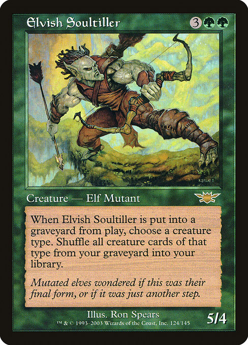 Elvish Soultiller - Legions Rare Card