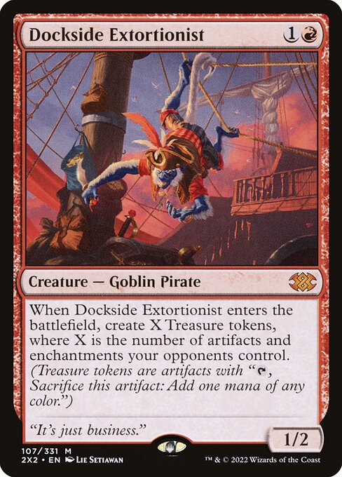 Dockside Extortionist - Double Masters 2022 Mythic Card
