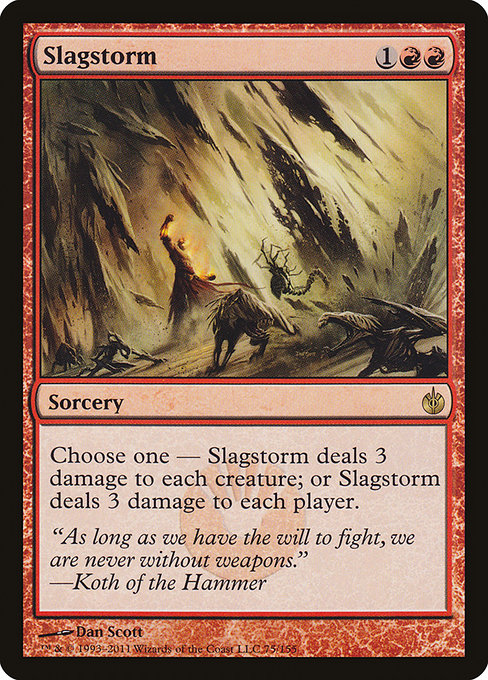 Slagstorm - Mirrodin Besieged Rare Card