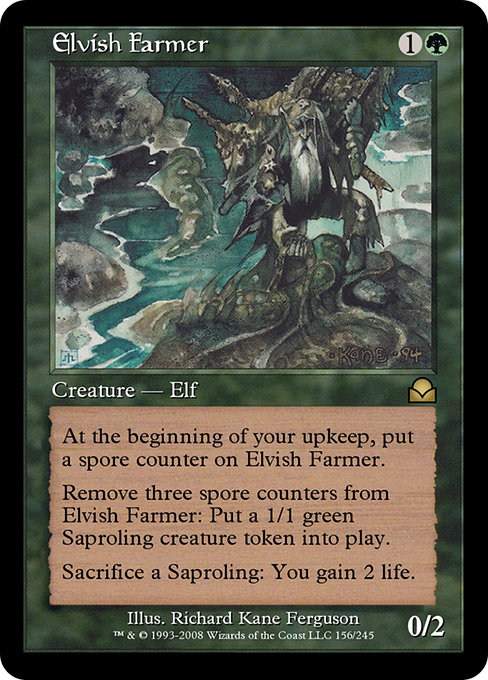 Elvish Farmer - Masters Edition II Rare Card