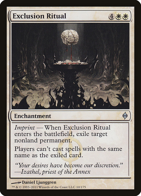 Exclusion Ritual - New Phyrexia Uncommon Card