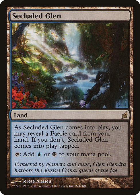 Secluded Glen - Lorwyn Rare Card