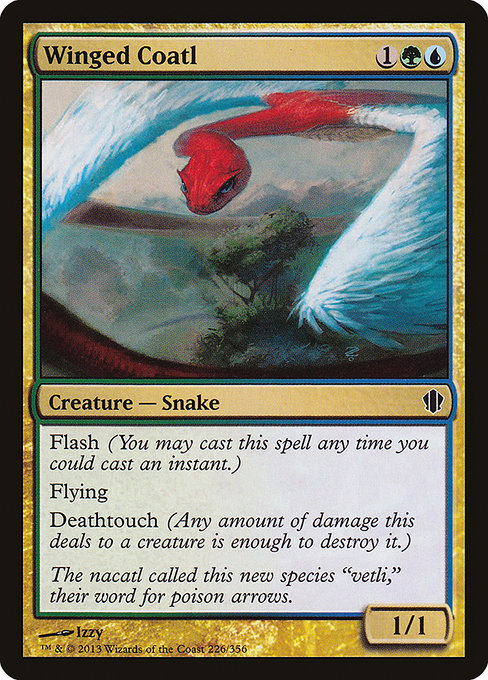 Winged Coatl - Commander 2013 Common Card