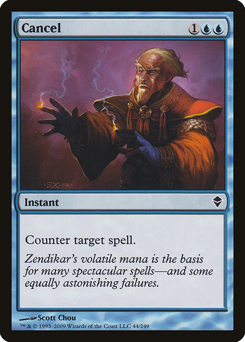 Cancel - Zendikar Common Card
