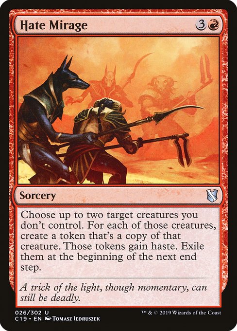 Hate Mirage - Commander 2019 Uncommon Card