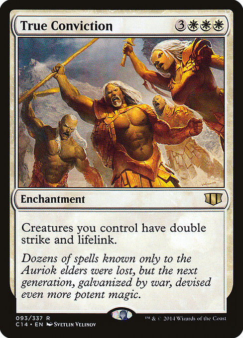 True Conviction - Commander 2014 Rare Card