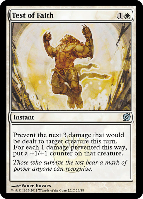 Test of Faith - Duel Decks: Mirrodin Pure vs. New Phyrexia Uncommon Card