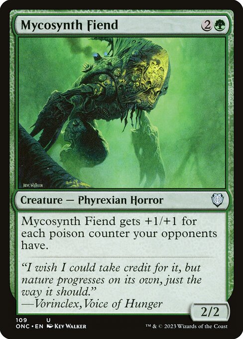 Mycosynth Fiend - Phyrexia: All Will Be One Commander Uncommon Card