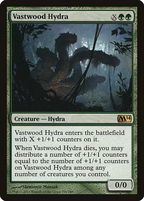Vastwood Hydra - Magic 2014 Rare Card