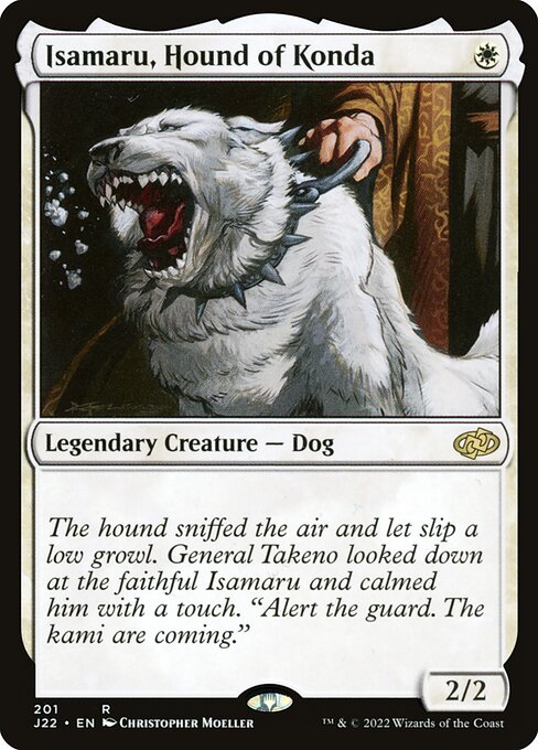 Isamaru, Hound of Konda - Jumpstart 2022 Rare Card