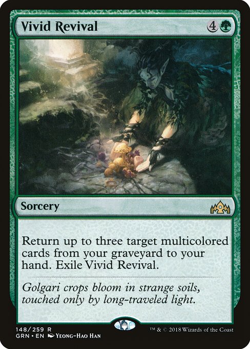 Vivid Revival - Guilds of Ravnica Rare Card