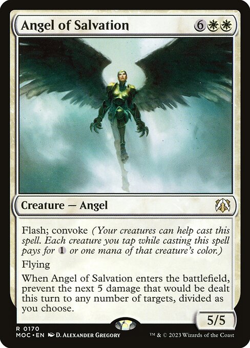 Angel of Salvation - March of the Machine Commander Rare Card