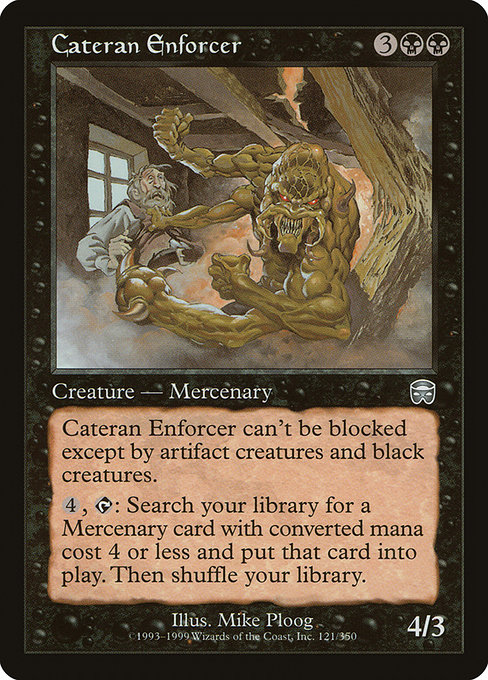 Cateran Enforcer - Mercadian Masques Uncommon Card