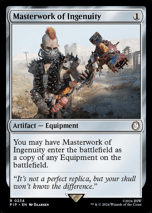 Masterwork of Ingenuity - Fallout Rare Card