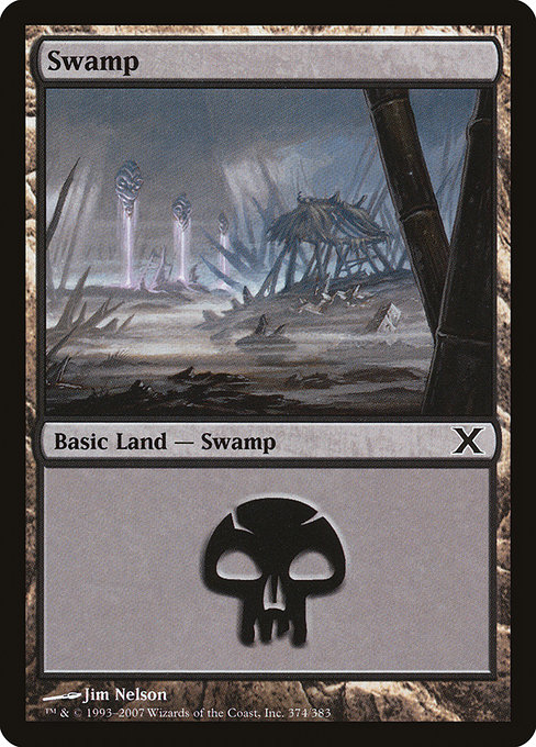 Swamp - Tenth Edition Common Card