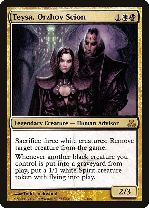 Teysa, Orzhov Scion - Guildpact Rare Card