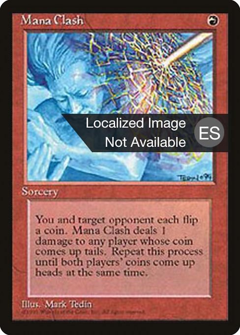 Mana Clash - Fourth Edition Foreign Black Border Rare Card