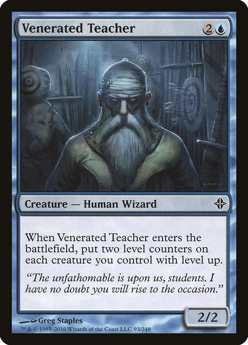 Venerated Teacher - Rise of the Eldrazi Common Card