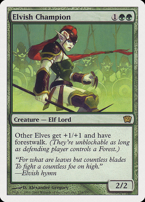 Elvish Champion - Ninth Edition Rare Card