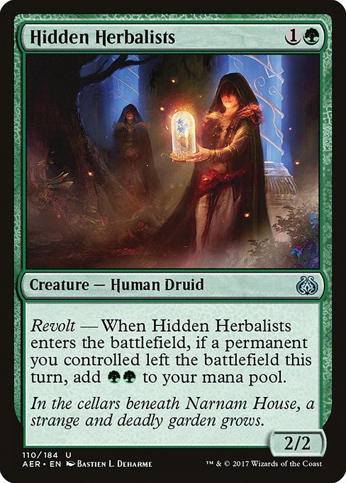 Hidden Herbalists - Aether Revolt Uncommon Card