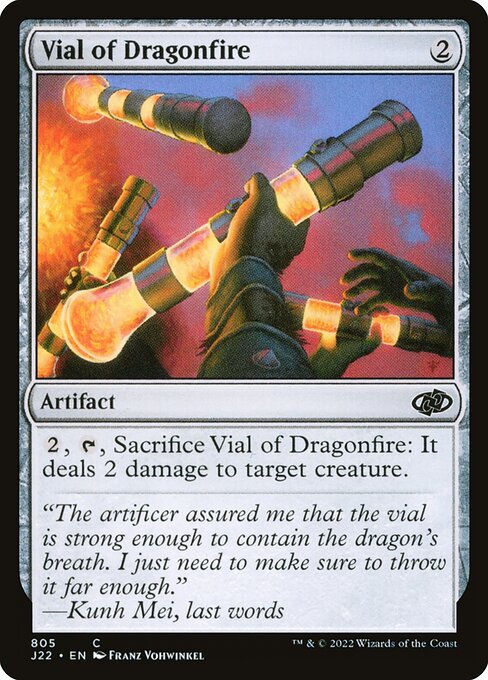 Vial of Dragonfire - Jumpstart 2022 Common Card