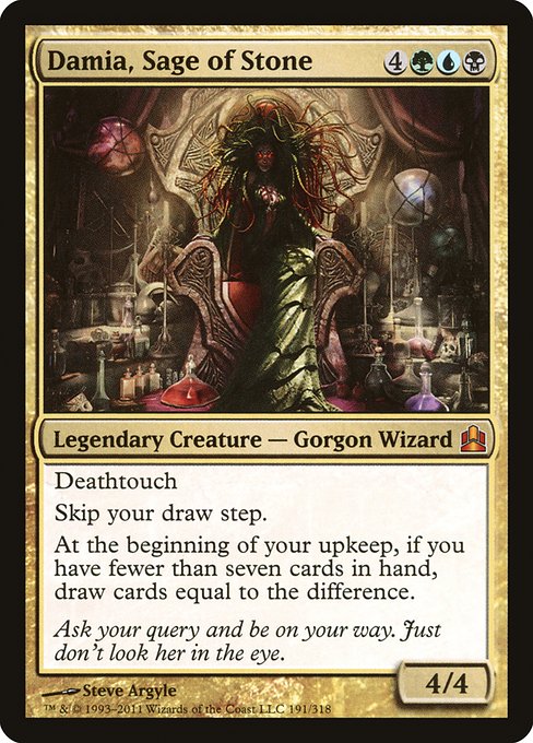 Damia, Sage of Stone - Commander 2011 Mythic Card