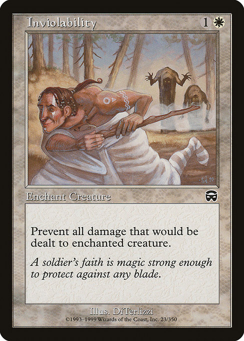 Inviolability - Mercadian Masques Common Card