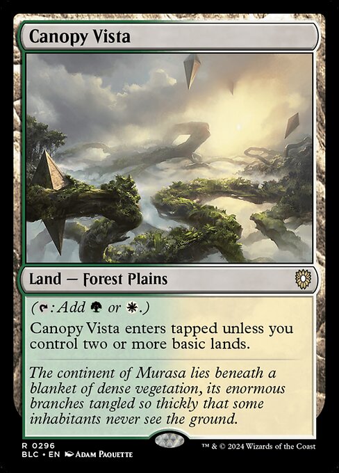 Canopy Vista - Bloomburrow Commander Rare Card
