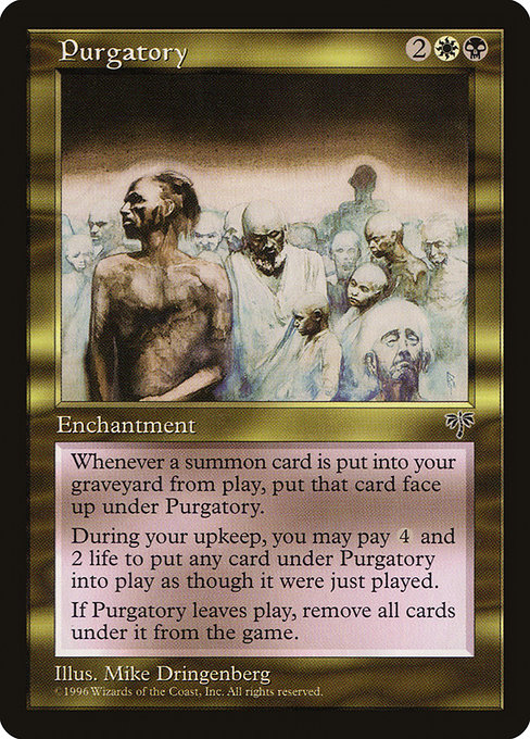 Purgatory - Mirage Rare Card