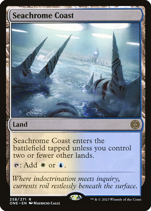 Seachrome Coast - Phyrexia: All Will Be One Rare Card