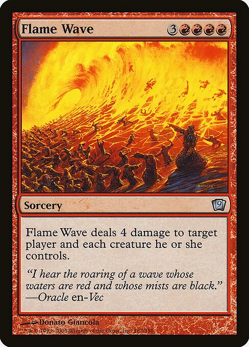 Flame Wave - Ninth Edition Uncommon Card