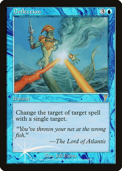 Deflection - Seventh Edition Rare Card